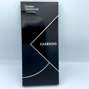 Bundle Casekoo Screen Protector iPhone 12 or 12 Pro Full Coverage Tempered Glass